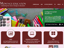 Tablet Screenshot of montageeducation.com